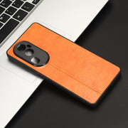 For OPPO Reno 10 Pro 5G Cow Pattern Sewing Back Cover Phone Case(Yellow)