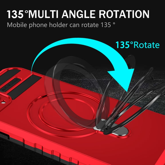 For iPhone 11 Pro MagSafe Magnetic Holder Phone Case(Red)
