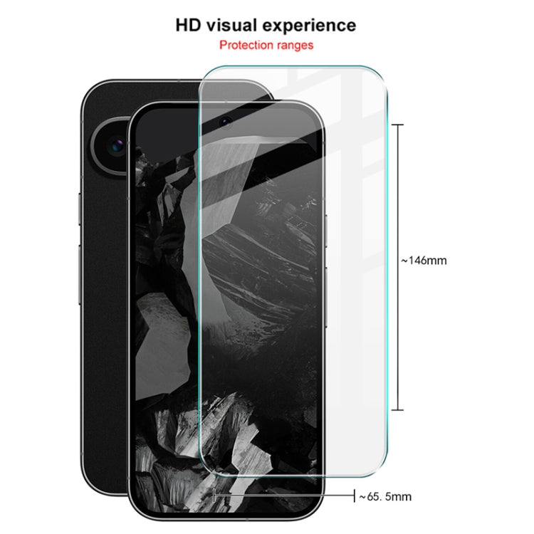 For Google Pixel 9 Pro / 9 imak H Series Full Screen Tempered Glass Film