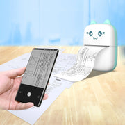 C9 Mini Bluetooth Wireless Thermal Printer With 5 Papers(Blue)