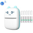 C9 Mini Bluetooth Wireless Thermal Printer With 5 Papers & 5 Sticker Papers(Blue) - Receipt Printers by PMC TechLife | Online Shopping South Africa | PMC TechLife | Buy Now Pay Later Mobicred