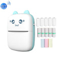 C9 Mini Bluetooth Wireless Thermal Printer With 5 Papers & 5 Sticker & 3 Color Papers(Blue) - Receipt Printers by PMC TechLife | Online Shopping South Africa | PMC TechLife | Buy Now Pay Later Mobicred