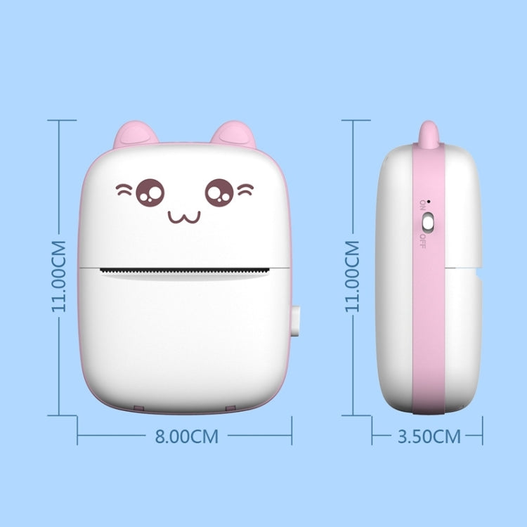 C9 Mini Bluetooth Wireless Thermal Printer With 5 Papers & 5 Sticker Papers(Pink)