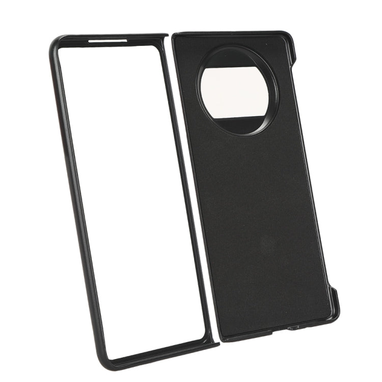 For Huawei Mate X3 Wristband Leather Back Phone Case(Black)