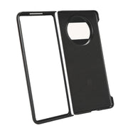 For Huawei Mate X3 Wristband Leather Back Phone Case(Black)