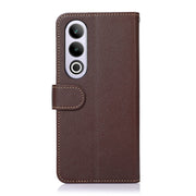 For OnePlus Nord CE4 5G Global KHAZNEH Litchi Texture Leather RFID Phone Case(Brown)