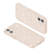 For iPhone 16 Plus Shockproof Terminator Glitter Powder Phone Case(Gold)
