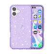 For iPhone 16 Plus Shockproof Terminator Glitter Powder Phone Case(Purple) - iPhone 16 Plus Cases by PMC TechLife | Online Shopping South Africa | PMC TechLife | Buy Now Pay Later Mobicred