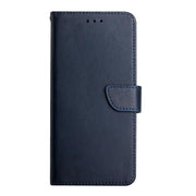 For OnePlus 13 Genuine Leather Fingerprint-proof Flip Phone Case(Blue)