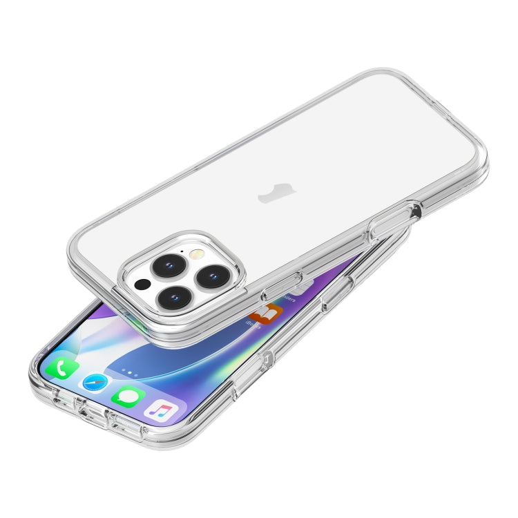 For iPhone 16 Pro Shockproof Terminator Transparent Phone Case(Transparent)