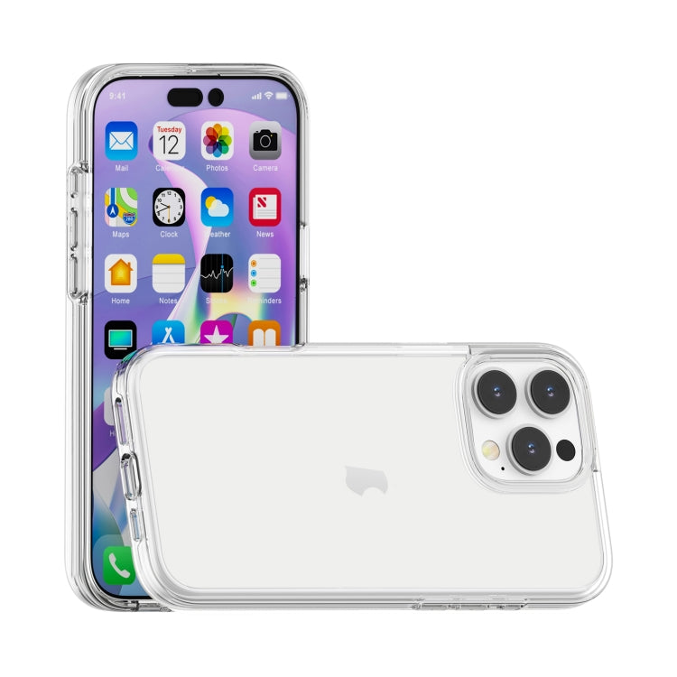 For iPhone 16 Pro Shockproof Terminator Transparent Phone Case(Transparent)