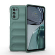 For Motorola Moto G62 5G Magic Shield TPU + Flannel Phone Case(Dark Green) - Motorola Cases by PMC TechLife | Online Shopping South Africa | PMC TechLife | Buy Now Pay Later Mobicred