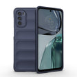 For Motorola Moto G62 5G Magic Shield TPU + Flannel Phone Case(Dark Blue) - Motorola Cases by PMC TechLife | Online Shopping South Africa | PMC TechLife | Buy Now Pay Later Mobicred