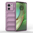 For Motorola Edge 40 5G Magic Shield TPU + Flannel Phone Case(Purple) - Motorola Cases by PMC TechLife | Online Shopping South Africa | PMC TechLife | Buy Now Pay Later Mobicred