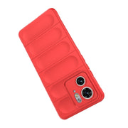 For Motorola Edge 40 5G Magic Shield TPU + Flannel Phone Case(Purple)
