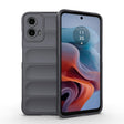 For Motorola Moto G34 5G Magic Shield TPU + Flannel Phone Case(Dark Grey) - Motorola Cases by PMC TechLife | Online Shopping South Africa | PMC TechLife | Buy Now Pay Later Mobicred