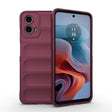 For Motorola Moto G34 5G Magic Shield TPU + Flannel Phone Case(Wine Red) - Motorola Cases by PMC TechLife | Online Shopping South Africa | PMC TechLife | Buy Now Pay Later Mobicred