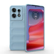For Motorola Edge 50 Pro 5G Global Magic Shield TPU + Flannel Phone Case(Light Blue) - Motorola Cases by PMC TechLife | Online Shopping South Africa | PMC TechLife | Buy Now Pay Later Mobicred