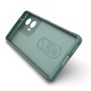For Motorola Edge 50 Fusion 5G Global Magic Shield TPU + Flannel Phone Case(Red)
