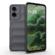 For Motorola Moto G35 5G Global Magic Shield TPU + Flannel Phone Case(Dark Grey) - free shipping - PMC TechLife - Order now!