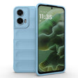 For Motorola Moto G35 5G Global Magic Shield TPU + Flannel Phone Case(Light Blue) - free shipping - PMC TechLife - Order now!