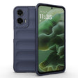 For Motorola Moto G35 5G Global Magic Shield TPU + Flannel Phone Case(Dark Blue) - free shipping - PMC TechLife - Order now!