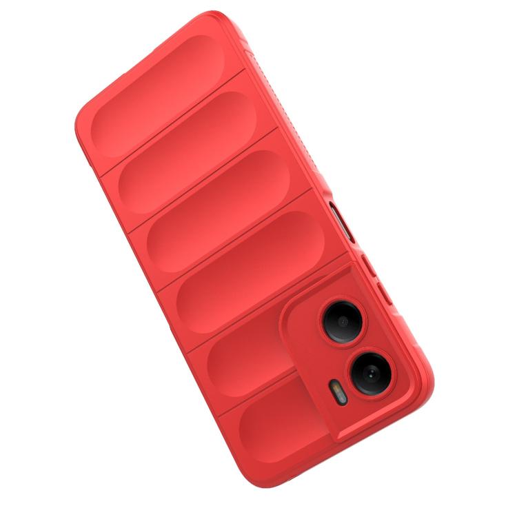 For Motorola Moto G05 4G / E15 Magic Shield TPU + Flannel Phone Case(Black)