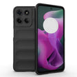 For Motorola Moto G15 4G Global Magic Shield TPU + Flannel Phone Case(Black) - free shipping - PMC TechLife - Order now!