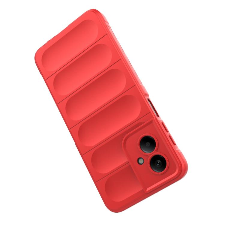 For Motorola Moto G55 5G Global Magic Shield TPU + Flannel Phone Case(Dark Blue)