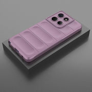 For Motorola Edge 60 Stylus 5G Global Magic Shield TPU + Flannel Phone Case(Purple)