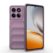For Motorola Edge 60 Pro 5G Magic Shield TPU + Flannel Phone Case(Purple)