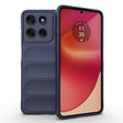 For Motorola Moto G56 5G Magic Shield TPU + Flannel Phone Case(Dark Blue) - free shipping - PMC TechLife - Order now!