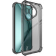 For Huawei Pura 70 imak Shockproof Airbag TPU Phone Case(Transparent Black) - Huawei Cases by imak | Online Shopping South Africa | PMC TechLife | Buy Now Pay Later Mobicred