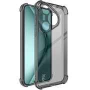 For Huawei Pura 70 imak Shockproof Airbag TPU Phone Case(Transparent Black)