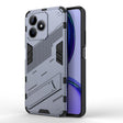 For Realme C53 4G Punk Armor 2 in 1 PC + TPU Phone Case with Holder(Grey) - Realme Cases by PMC TechLife | Online Shopping South Africa | PMC TechLife | Buy Now Pay Later Mobicred