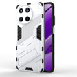 For Realme 11 4G Global Punk Armor 2 in 1 PC + TPU Phone Case with Holder(White) - Realme Cases by PMC TechLife | Online Shopping South Africa | PMC TechLife | Buy Now Pay Later Mobicred