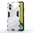 For Realme C67 4G Global Punk Armor 2 in 1 PC + TPU Phone Case with Holder(White) - free shipping - PMC TechLife - Order now!