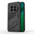 For Realme 12+ 5G Global Punk Armor 2 in 1 PC + TPU Phone Case with Holder(Black) - Realme Cases by PMC TechLife | Online Shopping South Africa | PMC TechLife | Buy Now Pay Later Mobicred