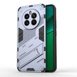 For Realme 12+ 5G Global Punk Armor 2 in 1 PC + TPU Phone Case with Holder(Grey) - Realme Cases by PMC TechLife | Online Shopping South Africa | PMC TechLife | Buy Now Pay Later Mobicred
