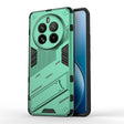 For Realme 12 Pro 5G Global Punk Armor 2 in 1 PC + TPU Phone Case with Holder(Green) - Realme Cases by PMC TechLife | Online Shopping South Africa | PMC TechLife | Buy Now Pay Later Mobicred