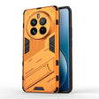 For Realme 12 Pro 5G Global Punk Armor 2 in 1 PC + TPU Phone Case with Holder(Orange) - Realme Cases by PMC TechLife | Online Shopping South Africa | PMC TechLife | Buy Now Pay Later Mobicred