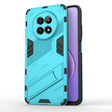 For Realme 12 5G Global Punk Armor 2 in 1 PC + TPU Phone Case with Holder(Blue) - Realme Cases by PMC TechLife | Online Shopping South Africa | PMC TechLife | Buy Now Pay Later Mobicred