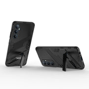 For Realme C65 4G Global Punk Armor 2 in 1 PC + TPU Phone Case with Holder(Black)