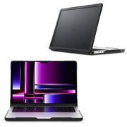 For MacBook Pro 14.2 inch 2023 / 2021 Dot Translucent Laptop Protective Case(Transparent Black)