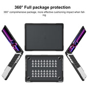 For MacBook Pro 14.2 inch 2023 / 2021 Dot Translucent Laptop Protective Case(Transparent Black)