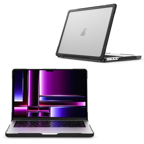 For MacBook Pro 14.2 inch 2023 / 2021 Dot Translucent Laptop Protective Case(Transparent)