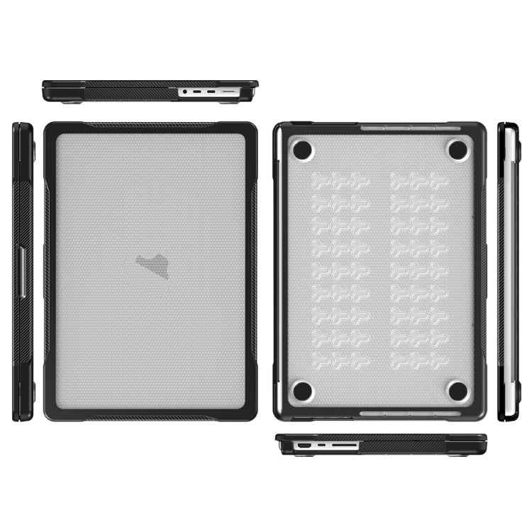 For MacBook Pro 14.2 inch 2023 / 2021 Dot Translucent Laptop Protective Case(Transparent)
