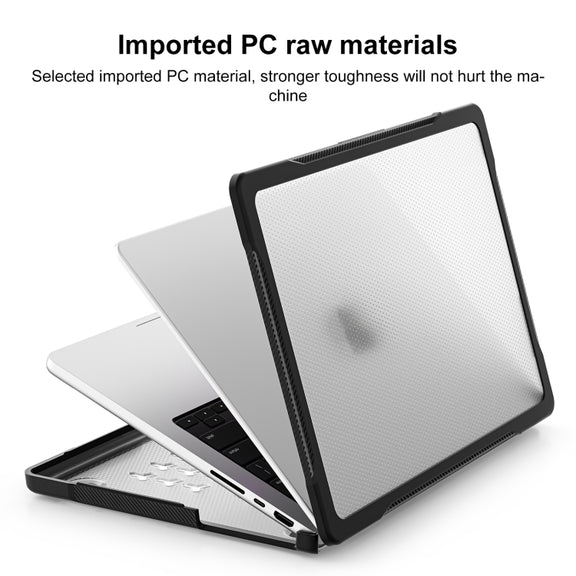 For MacBook Pro 14.2 inch 2023 / 2021 Dot Translucent Laptop Protective Case(Transparent)