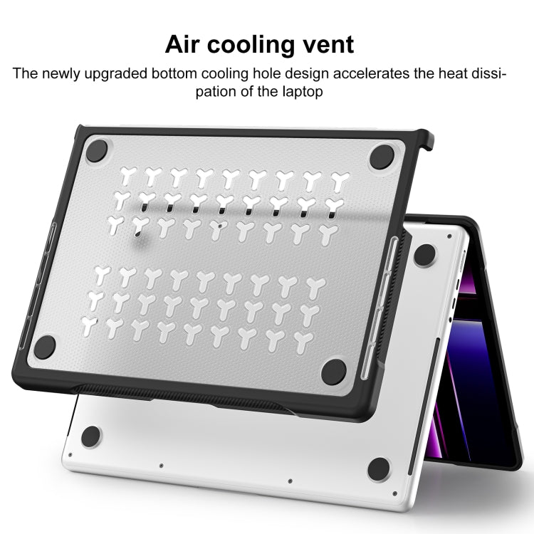 For MacBook Pro 14.2 inch 2023 / 2021 Dot Translucent Laptop Protective Case(Transparent)