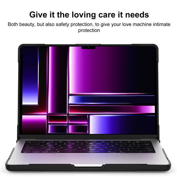 For MacBook Pro 14.2 inch 2023 / 2021 Dot Translucent Laptop Protective Case(Transparent)